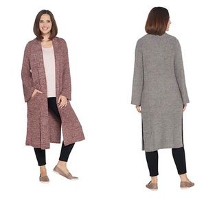EUC open, long cardigan